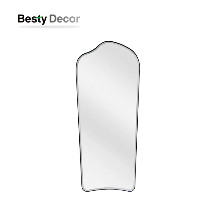 Arch Black Metal Mirrors